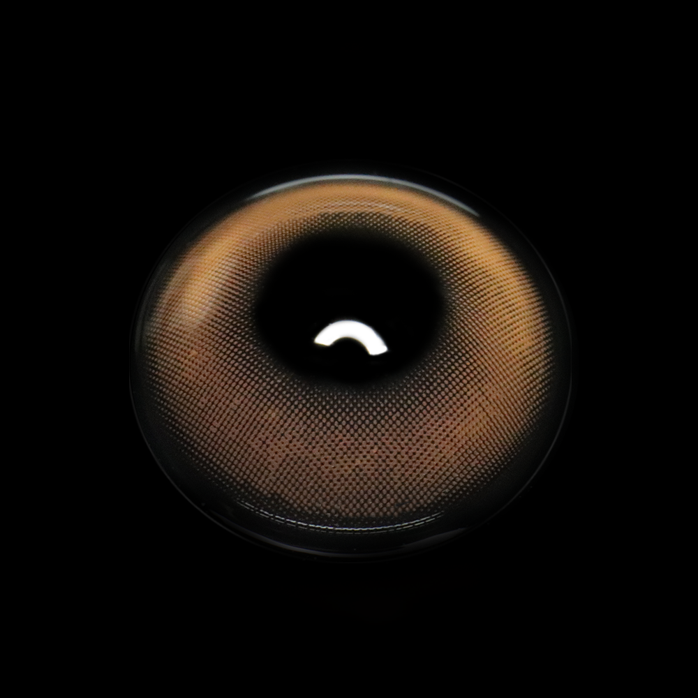 Yara Flowing Coffee Brown Coloured Contact Lenses